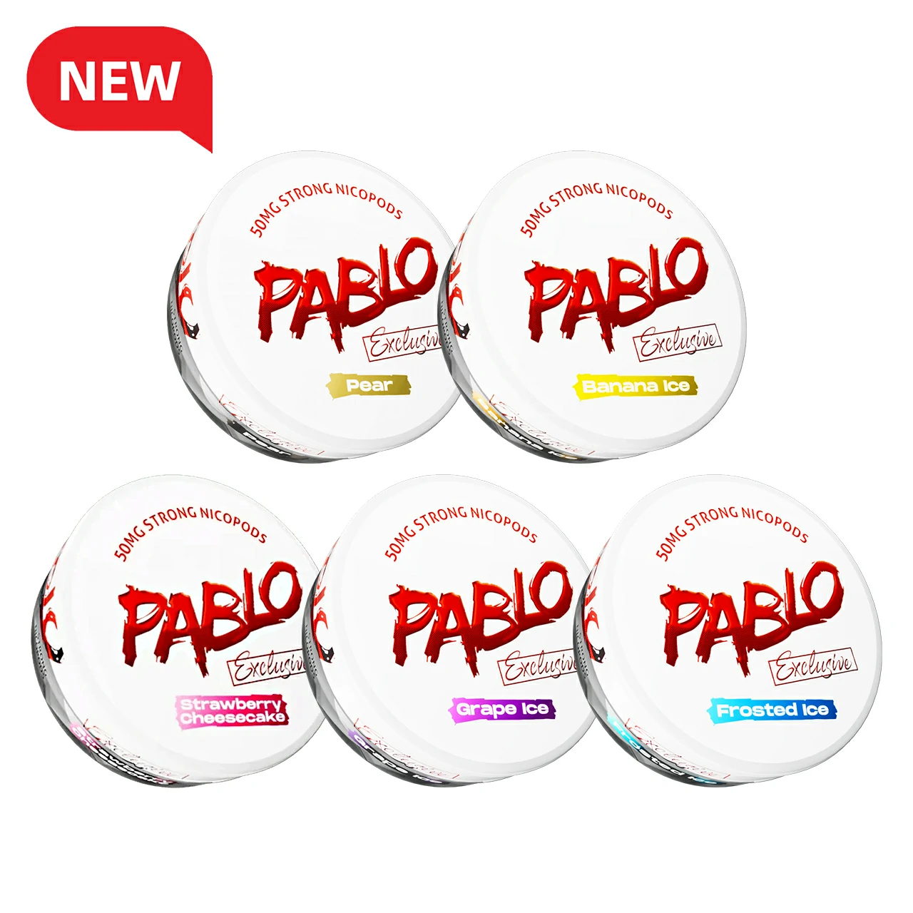Pablo 50mg -All Flavors - Buysnuseveryday