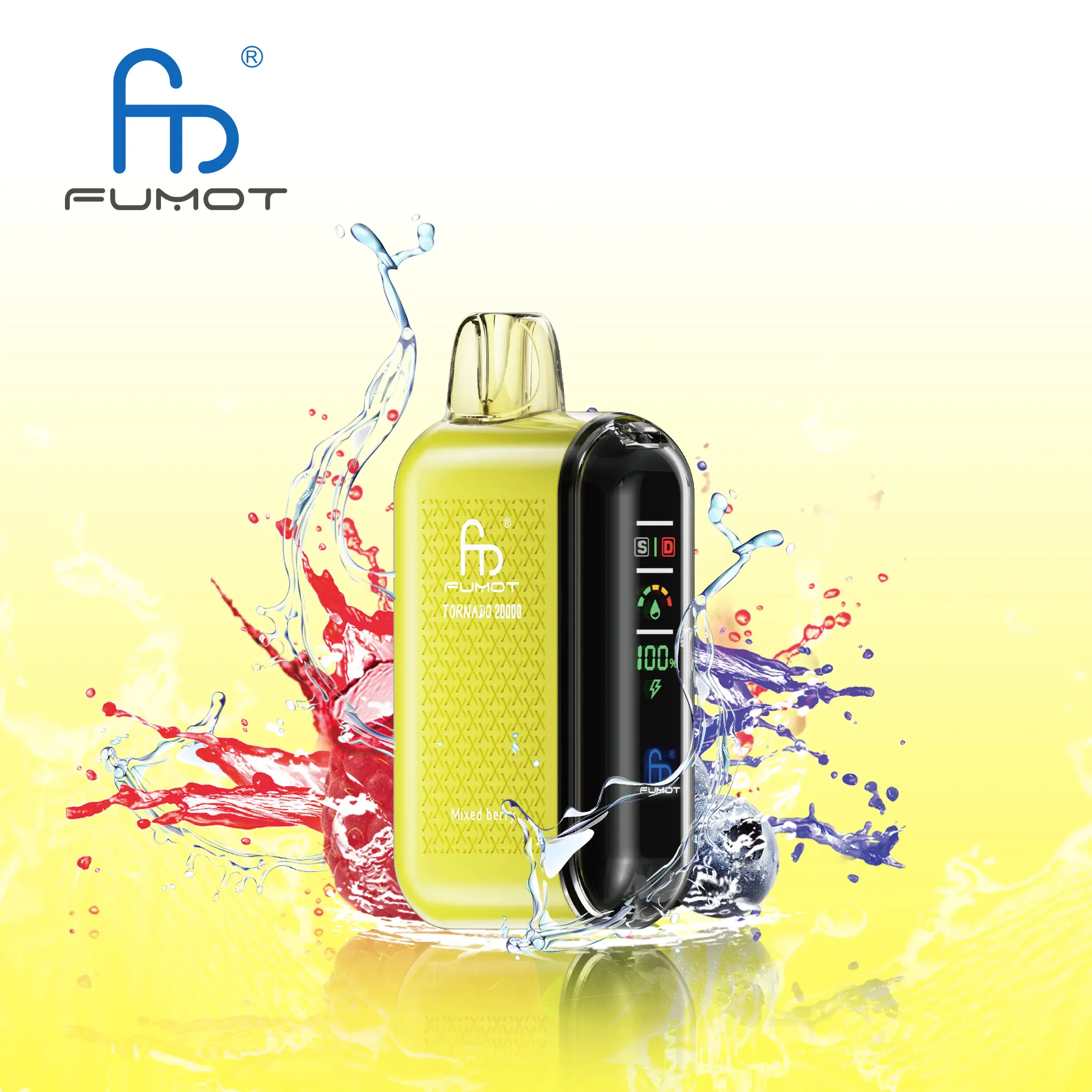 Fumot Tornado 20000 Puffs Vape ｜Mixed Berry｜5% - Buysnuseveryday