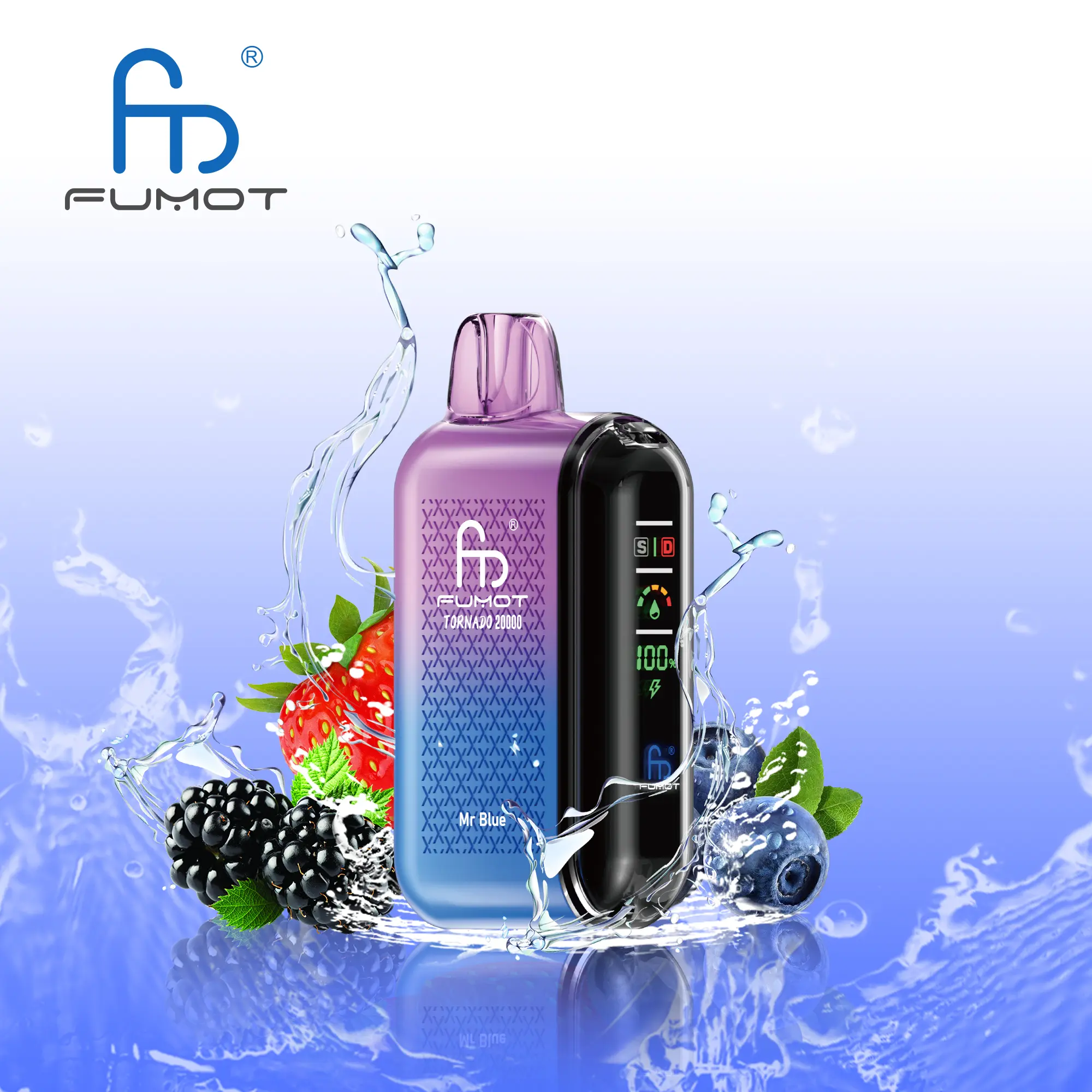 Fumot Tornado 20000 Puffs Dual Mesh Vape｜5% - Buysnuseveryday
