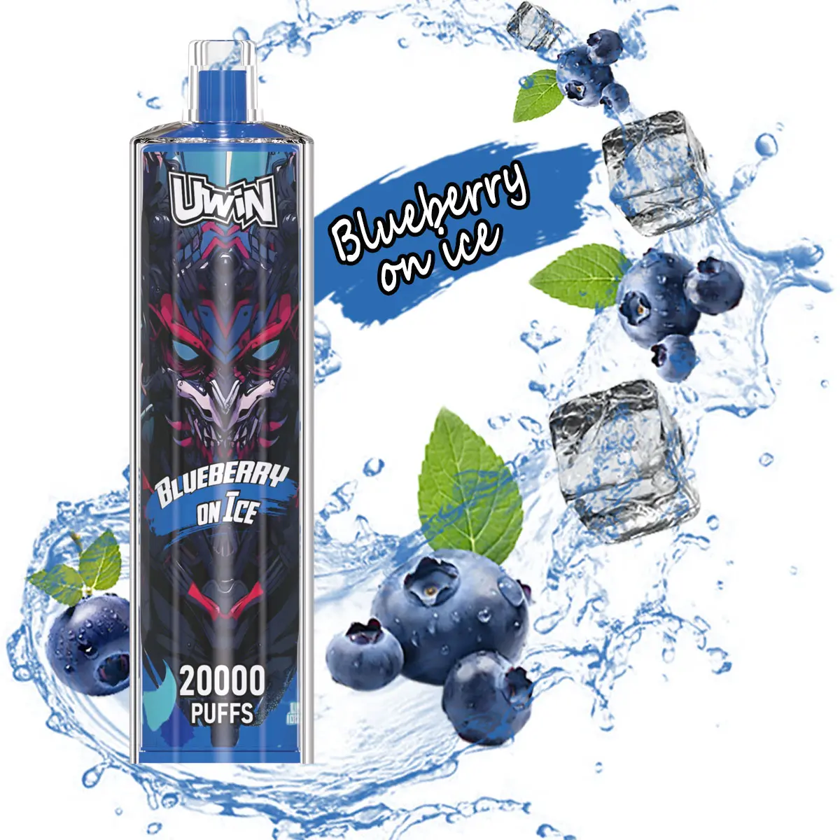 Uwin SHISHA HOOKAH Crystal 20000 Puffs｜Blueberry on Ice｜5% - Buysnuseveryday