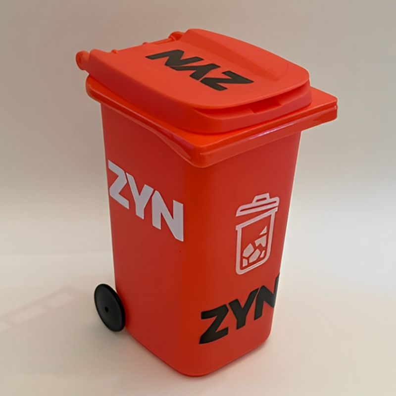 Mini Desktop Zyn Disposable Ashtray 2000+ sold Zyn Mini Trash Can