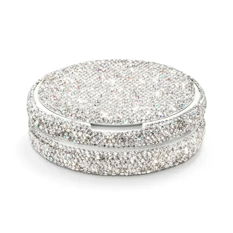 Silver Portable Case Pouch Container