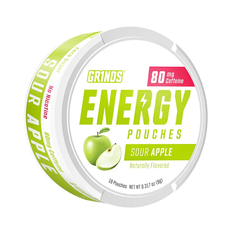 GRINDS Enery Pouches 80mg-All Flavors